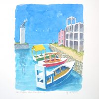 Das Mikadoboot 24 x 30 cm