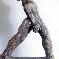 Getanzte Passion, patin. Ton, 40 x 35 cm